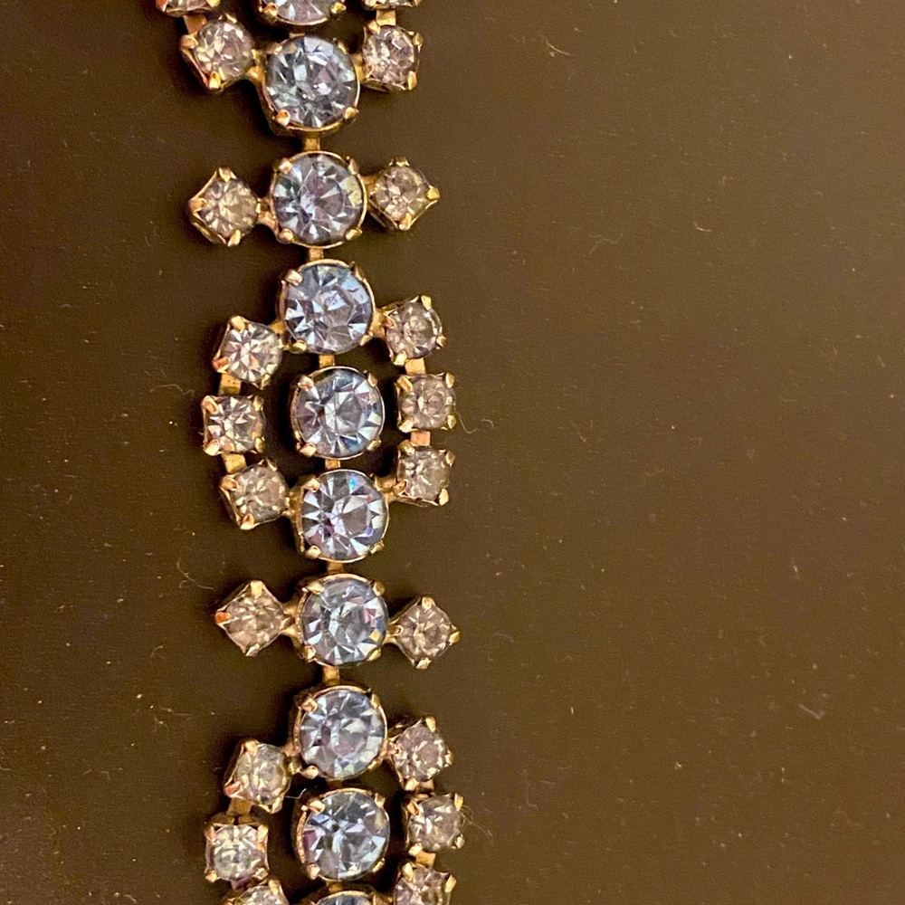 La-Rel Blue Rhinestone Bracelet 1950s